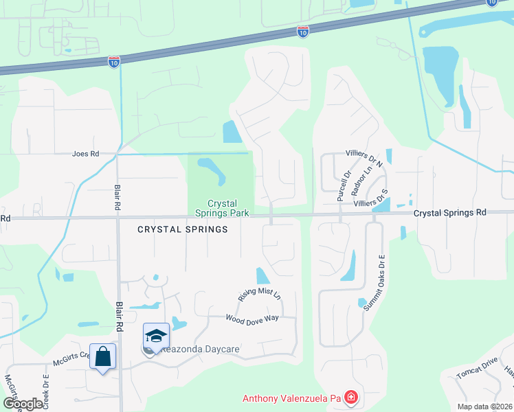 map of restaurants, bars, coffee shops, grocery stores, and more near 9872 Whitfield Court in Jacksonville