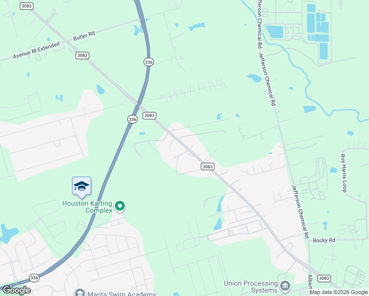 map of restaurants, bars, coffee shops, grocery stores, and more near 11736 Farm to Market Road 3083 in Conroe
