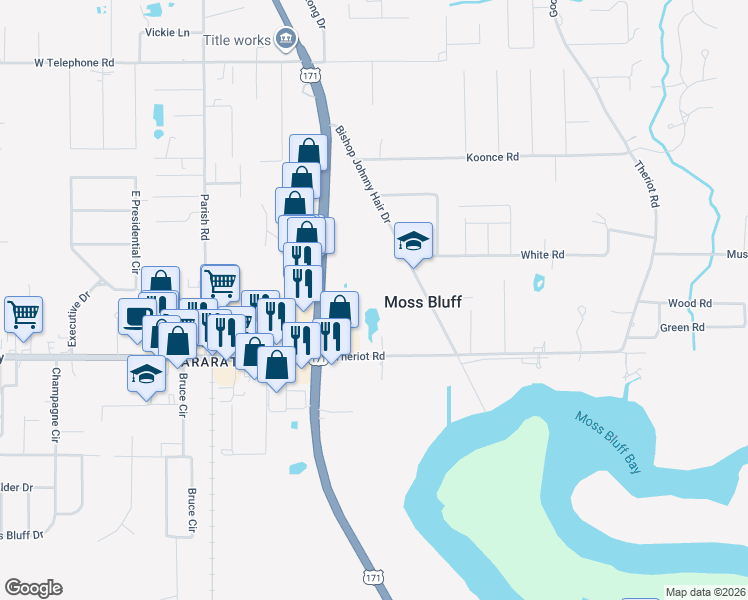434 Theriot Rd, Moss Bluff LA Walk Score
