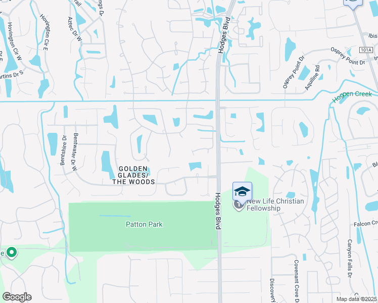 map of restaurants, bars, coffee shops, grocery stores, and more near 13013 Viburnum Drive South in Jacksonville