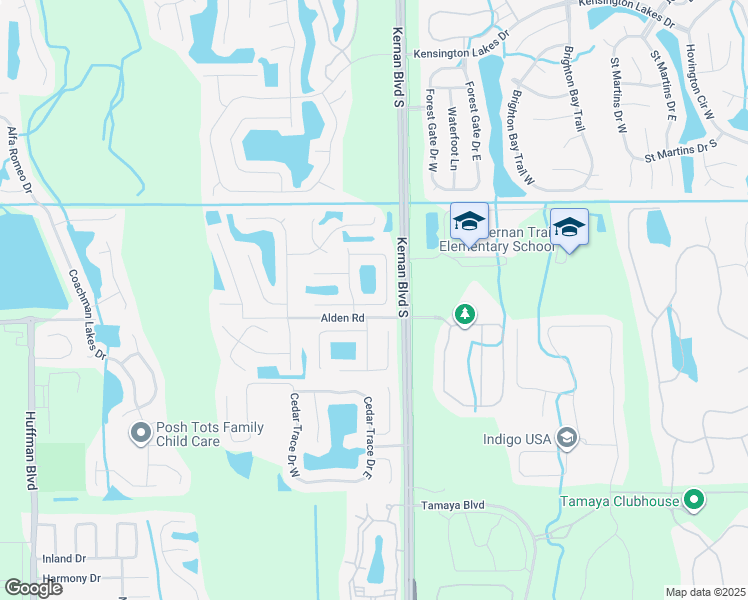 map of restaurants, bars, coffee shops, grocery stores, and more near 12175 Basalt Drive South in Jacksonville