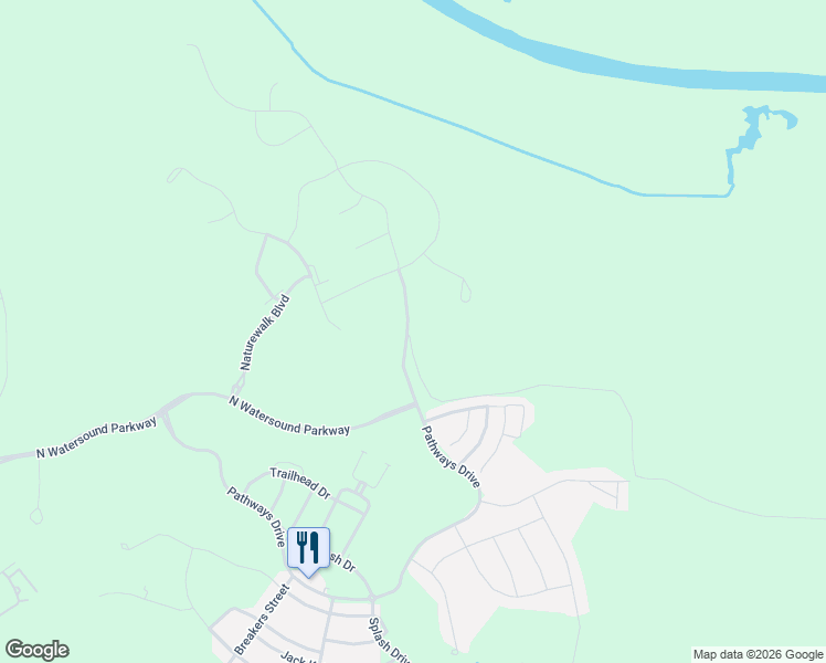 map of restaurants, bars, coffee shops, grocery stores, and more near 234 Pathways Drive in Rosemary Beach