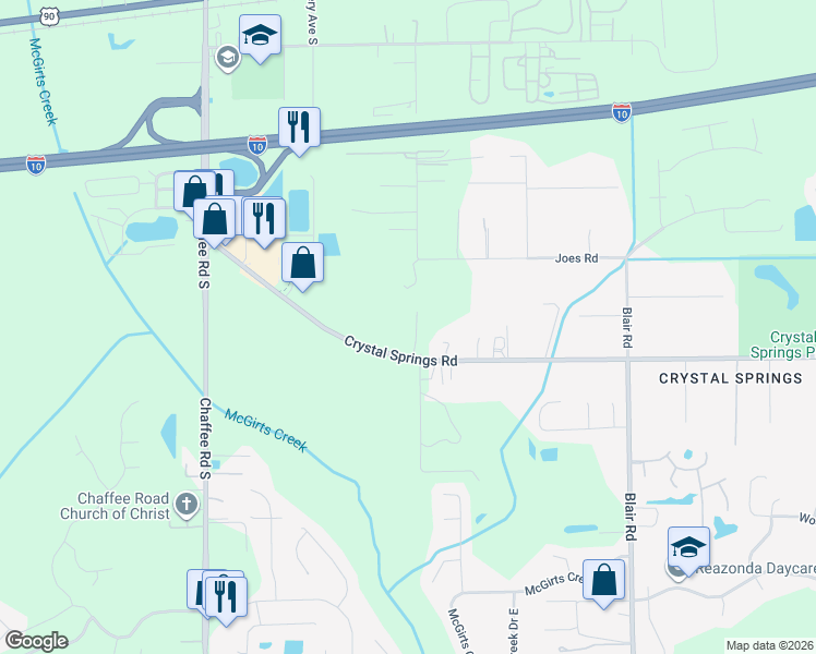 map of restaurants, bars, coffee shops, grocery stores, and more near 840 Forgotten Way in Jacksonville