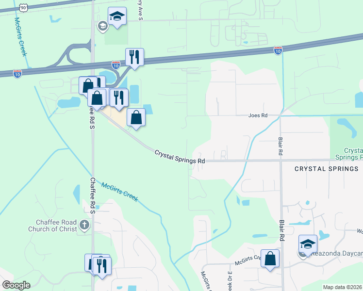 map of restaurants, bars, coffee shops, grocery stores, and more near 840 Forgotten Way in Jacksonville