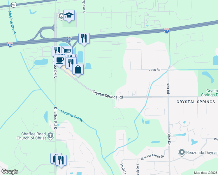 map of restaurants, bars, coffee shops, grocery stores, and more near 840 Forgotten Way in Jacksonville