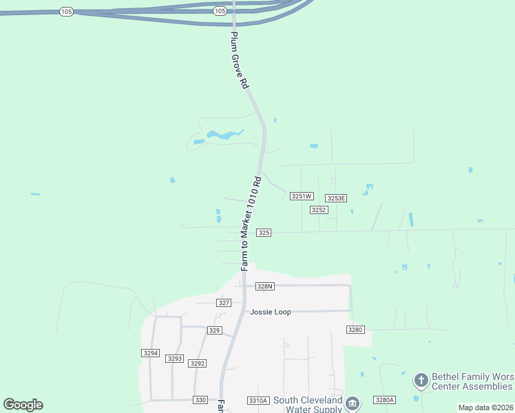 map of restaurants, bars, coffee shops, grocery stores, and more near 1655 Farm to Market 1010 Road in Cleveland