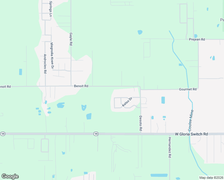 map of restaurants, bars, coffee shops, grocery stores, and more near 441 Benoit Road in Carencro