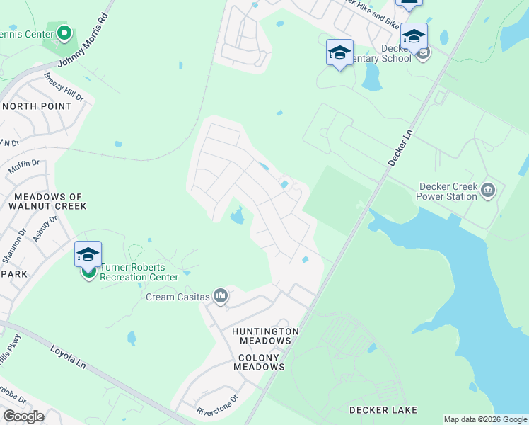 map of restaurants, bars, coffee shops, grocery stores, and more near 8221 City Top Boulevard in Austin
