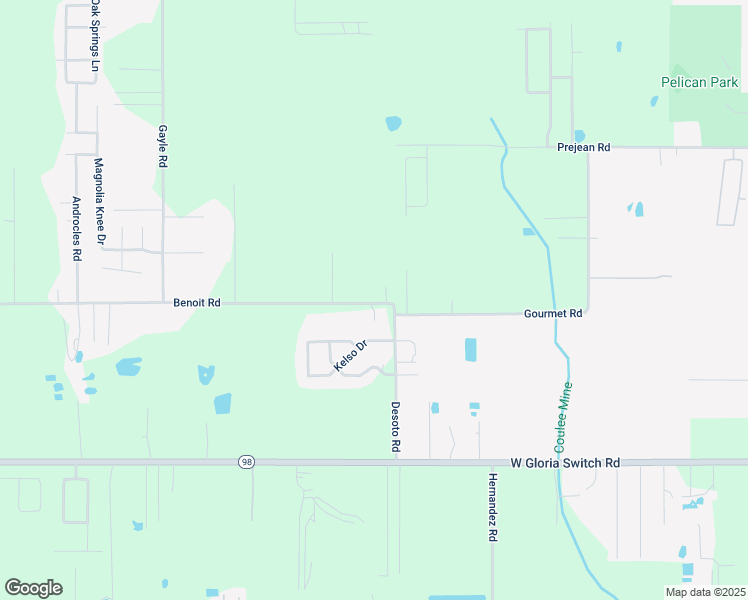 map of restaurants, bars, coffee shops, grocery stores, and more near 420 Benoit Road in Carencro