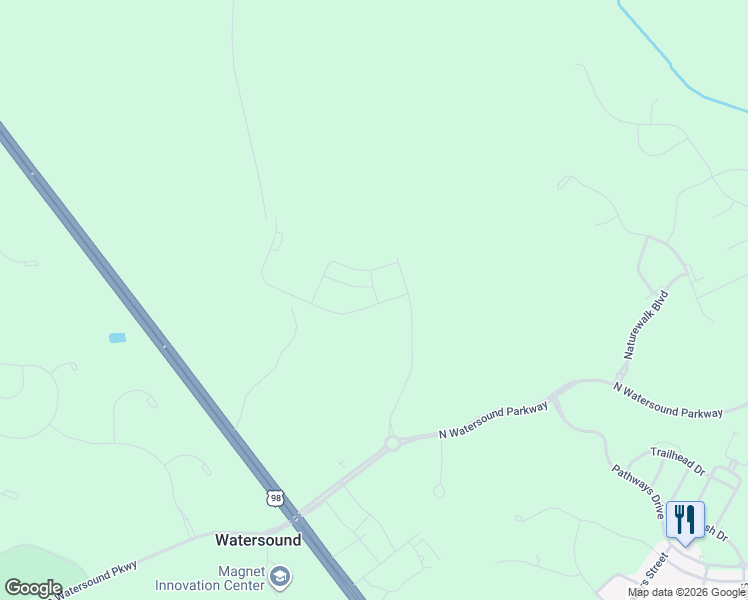 map of restaurants, bars, coffee shops, grocery stores, and more near in Watersound