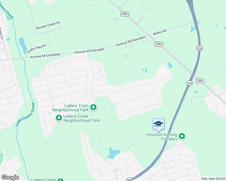 map of restaurants, bars, coffee shops, grocery stores, and more near 3673 Piney Point Road in Conroe
