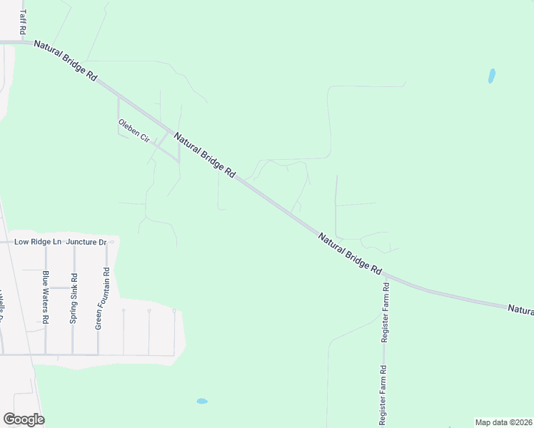 map of restaurants, bars, coffee shops, grocery stores, and more near 2936 Natural Bridge Road in Tallahassee