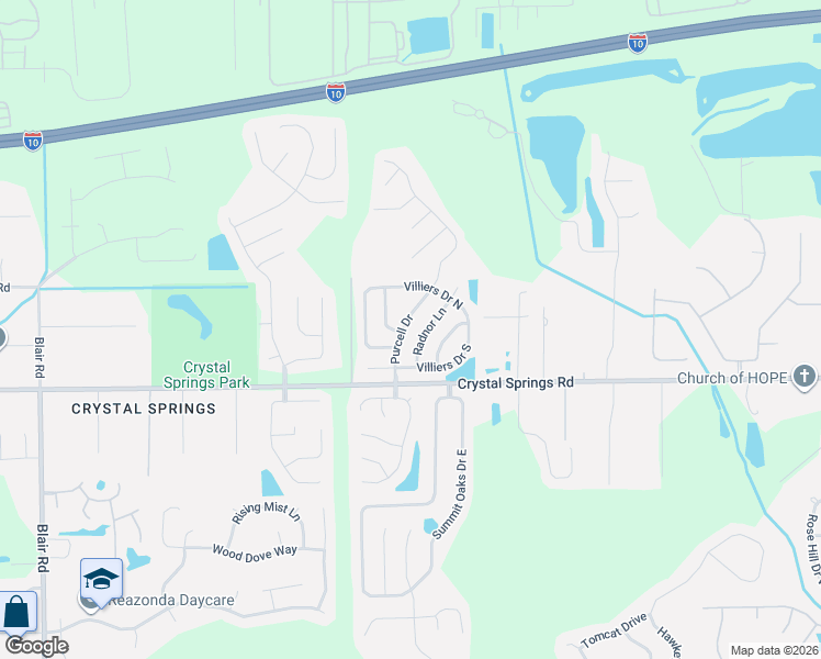 map of restaurants, bars, coffee shops, grocery stores, and more near 630 Purcell Drive in Jacksonville
