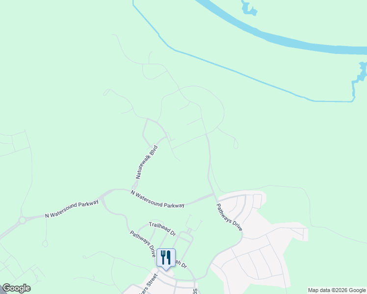 map of restaurants, bars, coffee shops, grocery stores, and more near in Rosemary Beach