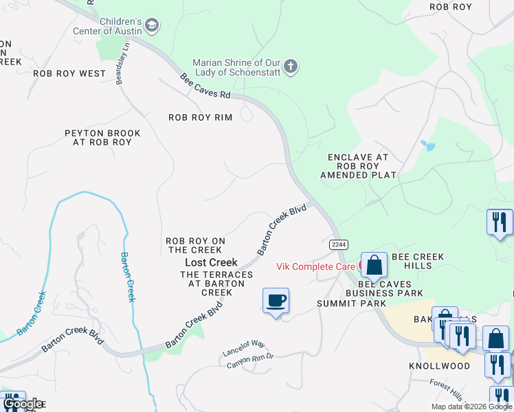 map of restaurants, bars, coffee shops, grocery stores, and more near 508 Furlong Drive in Austin
