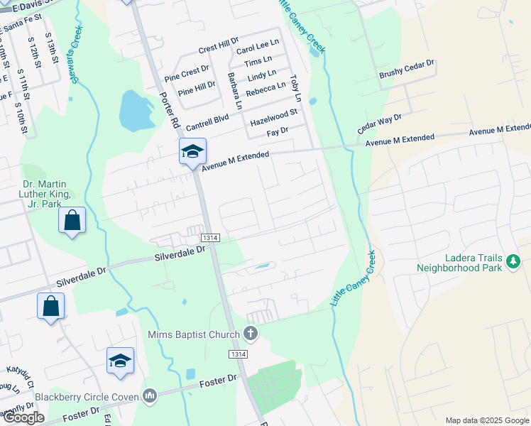 map of restaurants, bars, coffee shops, grocery stores, and more near 1440 Natural Pine Trail in Conroe