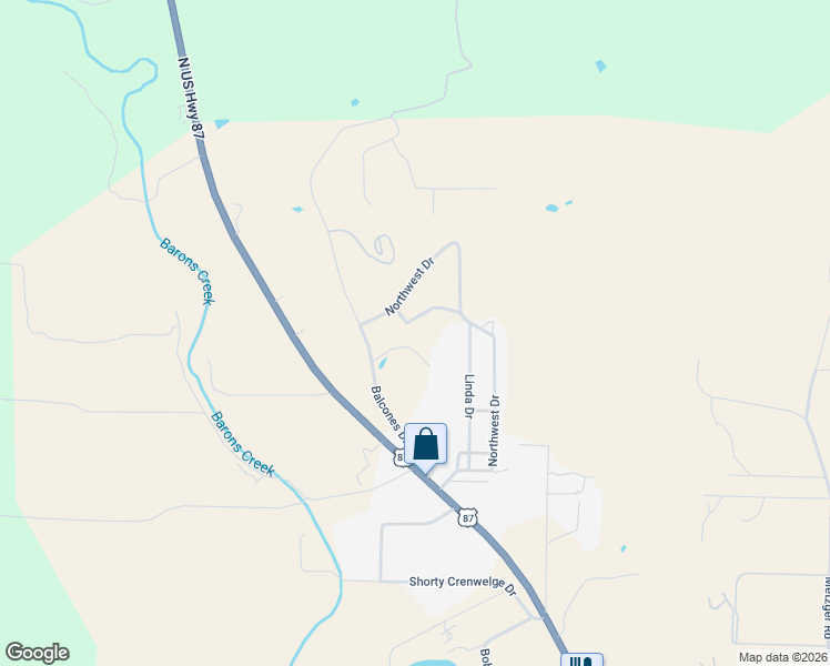 map of restaurants, bars, coffee shops, grocery stores, and more near 119 Strackbein Drive in Fredericksburg
