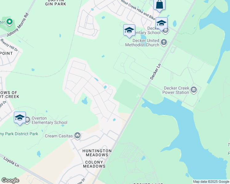 map of restaurants, bars, coffee shops, grocery stores, and more near 7721 Lowenfield Drive in Austin