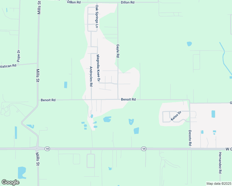 map of restaurants, bars, coffee shops, grocery stores, and more near 416 Gayle Road in Carencro