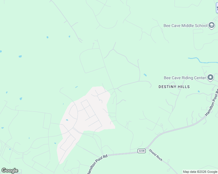 map of restaurants, bars, coffee shops, grocery stores, and more near 16608 Destiny Cove in Austin