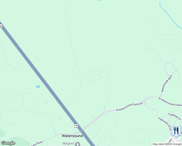 map of restaurants, bars, coffee shops, grocery stores, and more near in Watersound