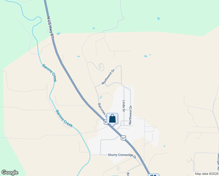 map of restaurants, bars, coffee shops, grocery stores, and more near 119 Strackbein Drive in Fredericksburg
