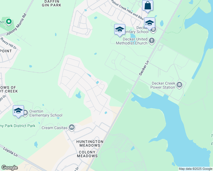 map of restaurants, bars, coffee shops, grocery stores, and more near 7721 Lowenfield Drive in Austin