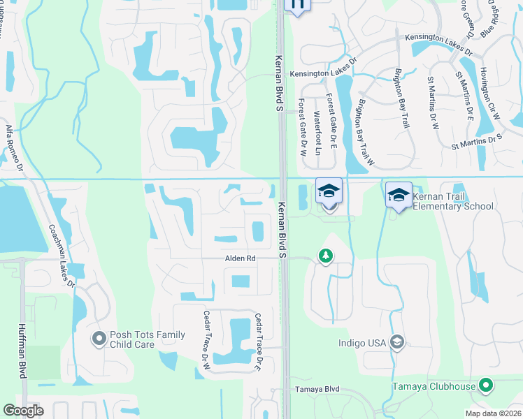 map of restaurants, bars, coffee shops, grocery stores, and more near 12179 Basalt Drive South in Jacksonville