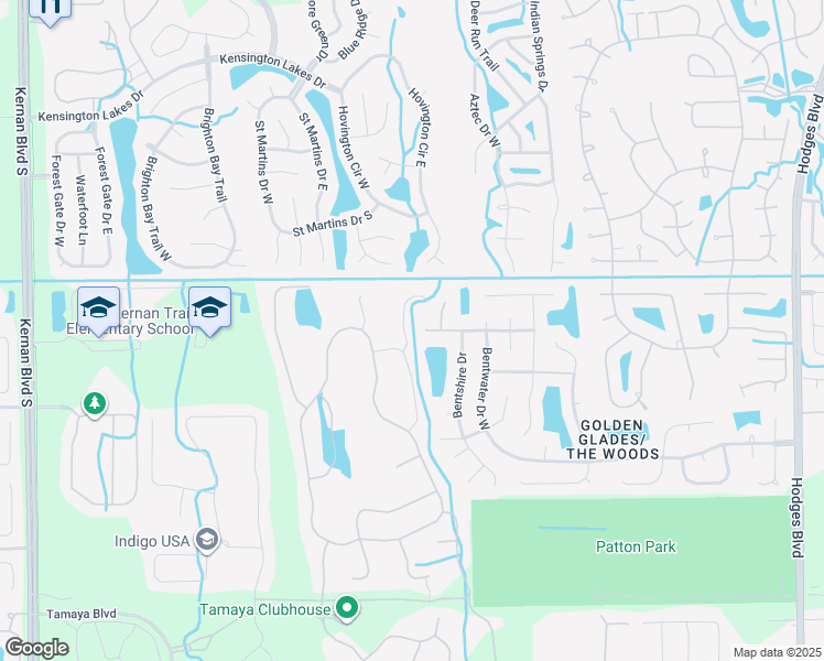 map of restaurants, bars, coffee shops, grocery stores, and more near 2485 Provati Court in Jacksonville