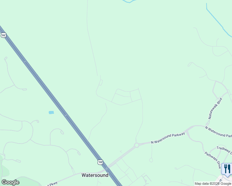 map of restaurants, bars, coffee shops, grocery stores, and more near in Watersound