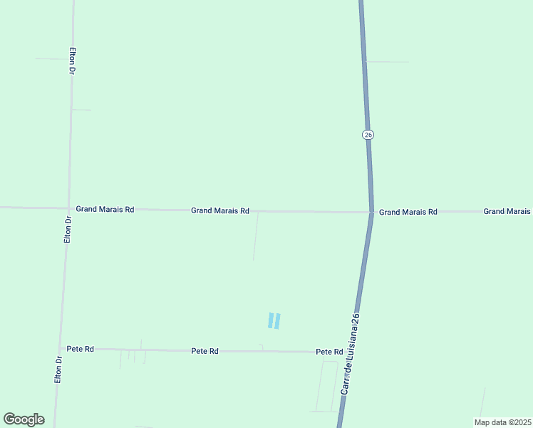 map of restaurants, bars, coffee shops, grocery stores, and more near 4353 Grand Marais Road in Jennings