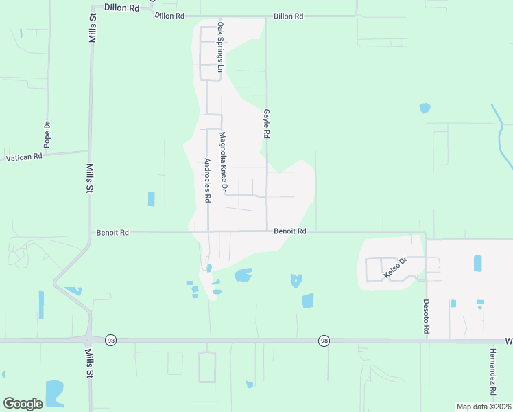 map of restaurants, bars, coffee shops, grocery stores, and more near 416 Gayle Road in Carencro