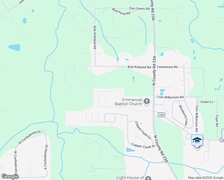 map of restaurants, bars, coffee shops, grocery stores, and more near 6167 Daylilly Road in Macclenny