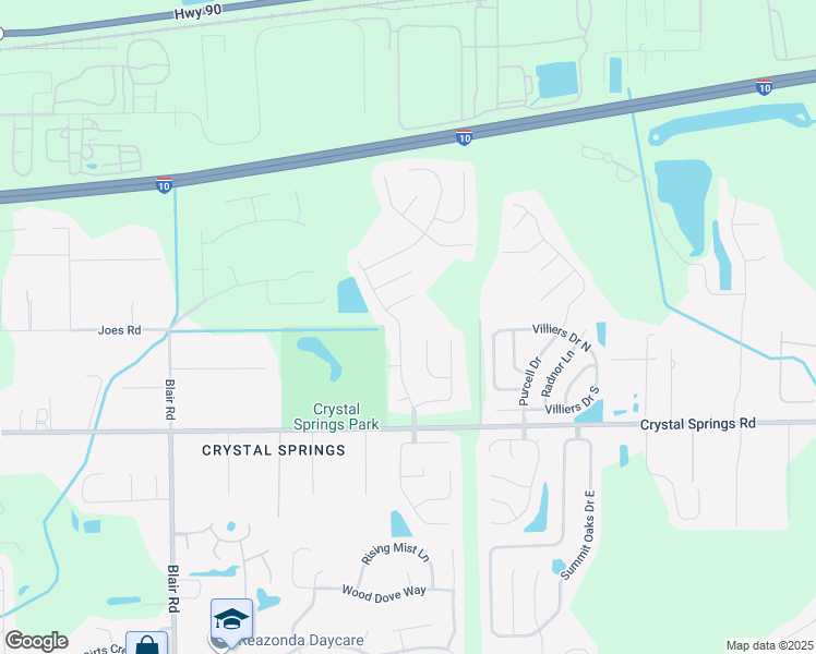 map of restaurants, bars, coffee shops, grocery stores, and more near 9836 Saint Bride Lane in Jacksonville