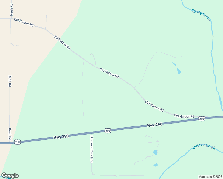 map of restaurants, bars, coffee shops, grocery stores, and more near 875 Old Harper Road in Harper