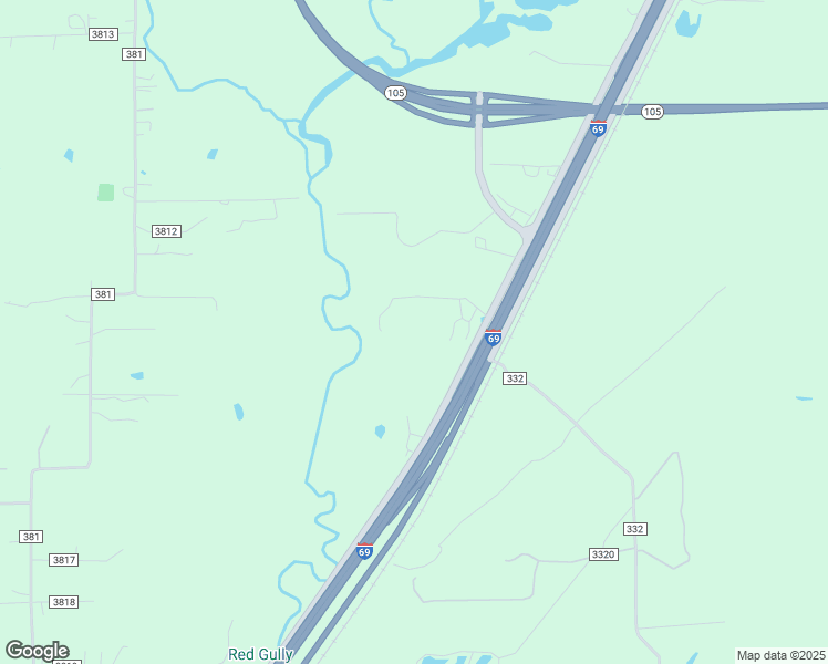 map of restaurants, bars, coffee shops, grocery stores, and more near U.S. 59 in Cleveland