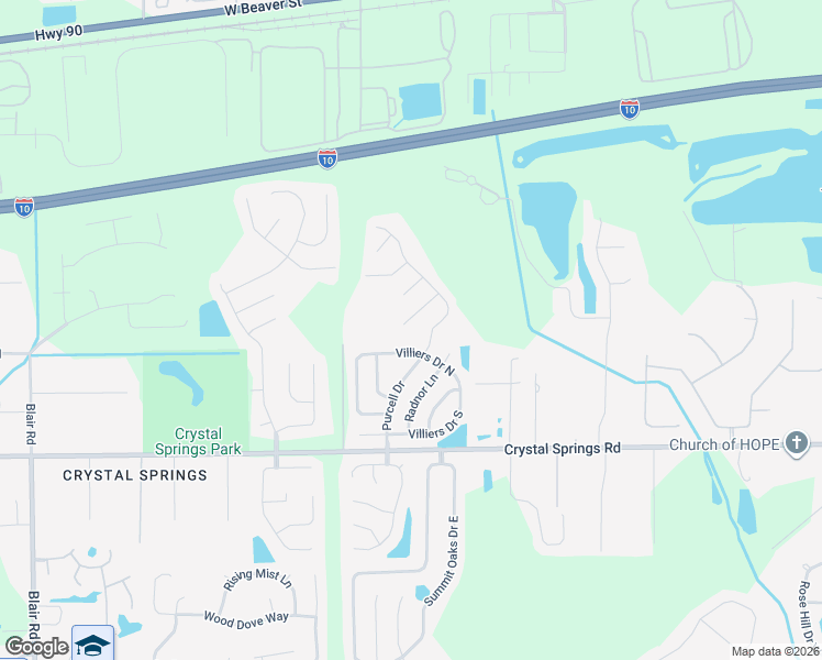 map of restaurants, bars, coffee shops, grocery stores, and more near 9712 Hersham Court in Jacksonville