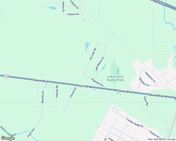 map of restaurants, bars, coffee shops, grocery stores, and more near 100 Pin Oak Drive in Slidell