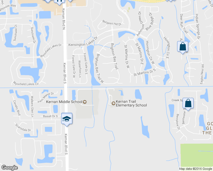 map of restaurants, bars, coffee shops, grocery stores, and more near 12334 Brighton Bay Trail South in Jacksonville