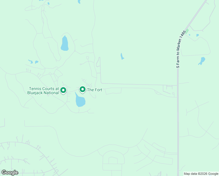 map of restaurants, bars, coffee shops, grocery stores, and more near BlueJack National Boulevard in Montgomery County