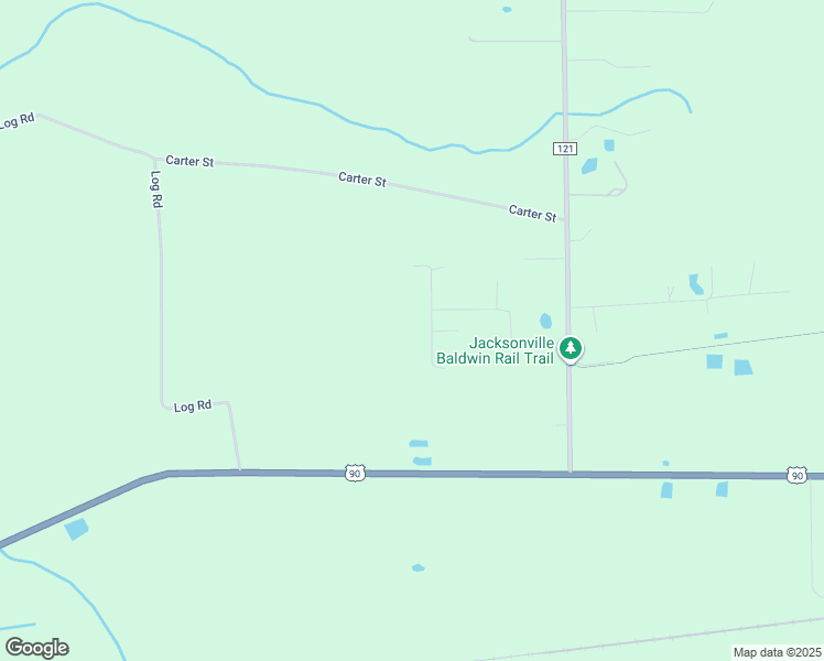 map of restaurants, bars, coffee shops, grocery stores, and more near 2401 Canal Road in Baldwin