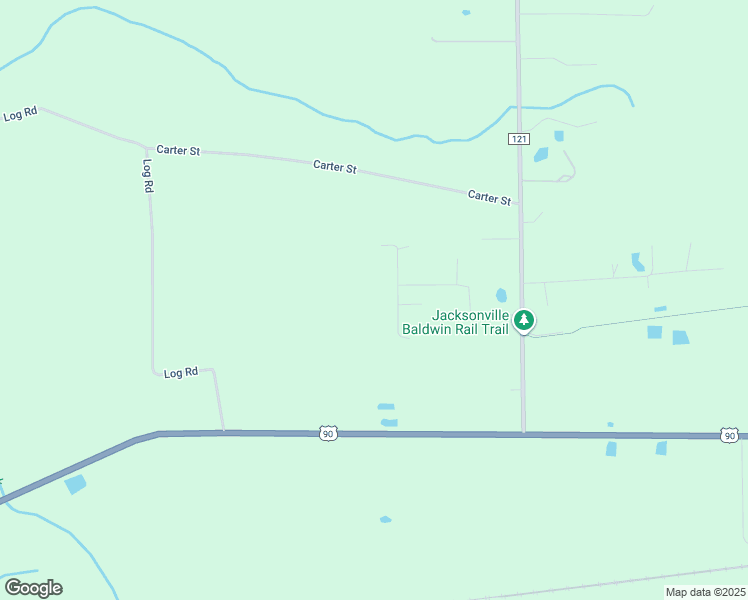 map of restaurants, bars, coffee shops, grocery stores, and more near 2401 Canal Road in Baldwin