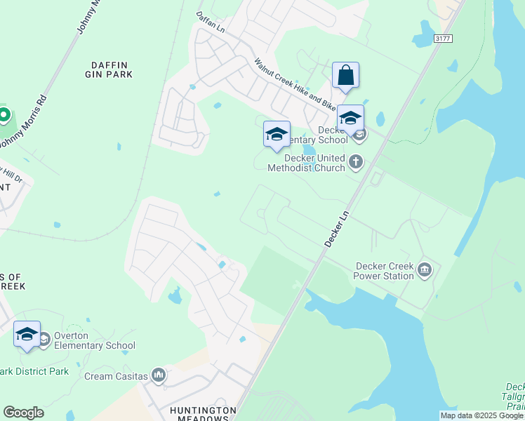 map of restaurants, bars, coffee shops, grocery stores, and more near 8000 Decker Lane in Austin