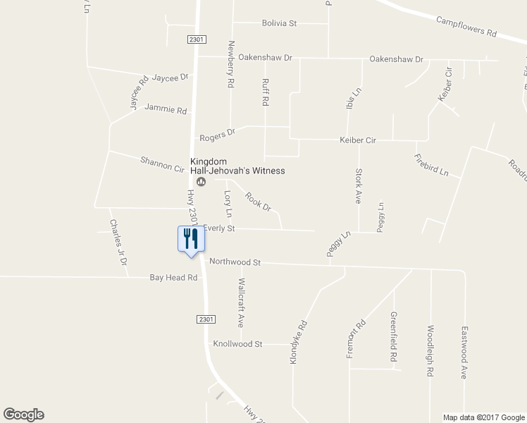 map of restaurants, bars, coffee shops, grocery stores, and more near 6440 Rook Drive in Youngstown