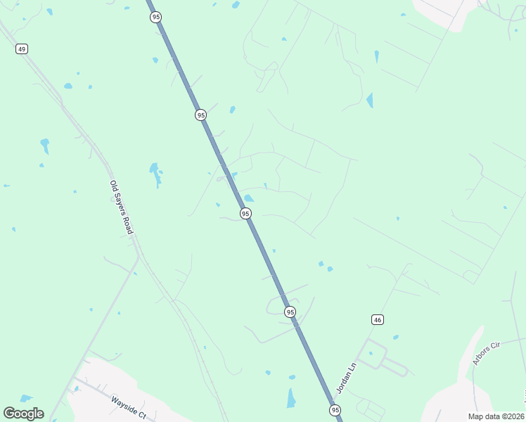 map of restaurants, bars, coffee shops, grocery stores, and more near 494 State Highway 95 in Elgin