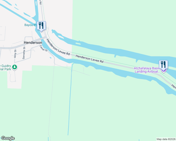 map of restaurants, bars, coffee shops, grocery stores, and more near 1071 Pellerin Street in Breaux Bridge