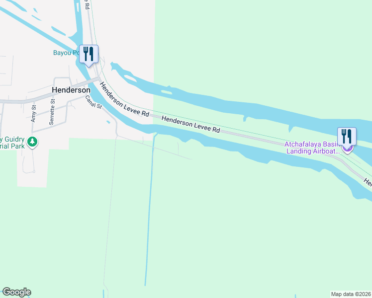map of restaurants, bars, coffee shops, grocery stores, and more near 1071 Pellerin Street in Breaux Bridge