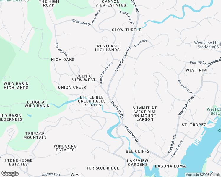 map of restaurants, bars, coffee shops, grocery stores, and more near 1901 Toro Canyon Road in Austin