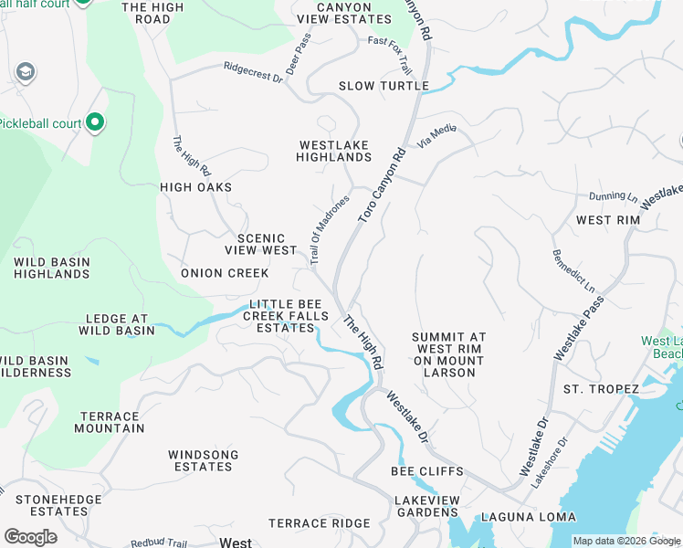 map of restaurants, bars, coffee shops, grocery stores, and more near 1901 Toro Canyon Road in Austin