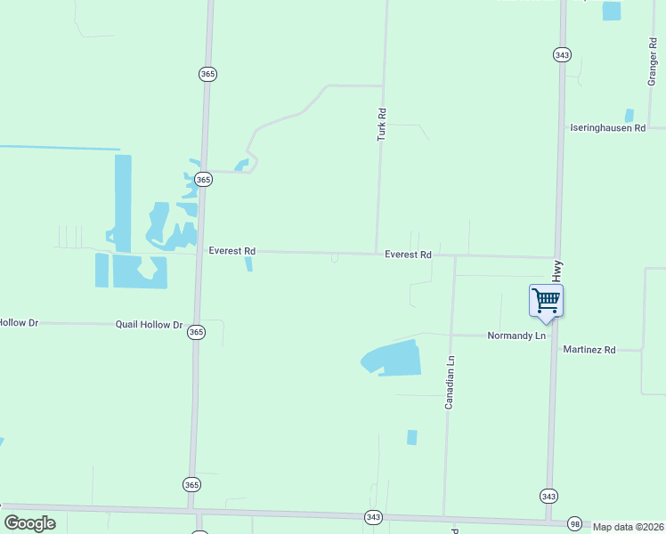 map of restaurants, bars, coffee shops, grocery stores, and more near 268 Everest Road in Church Point